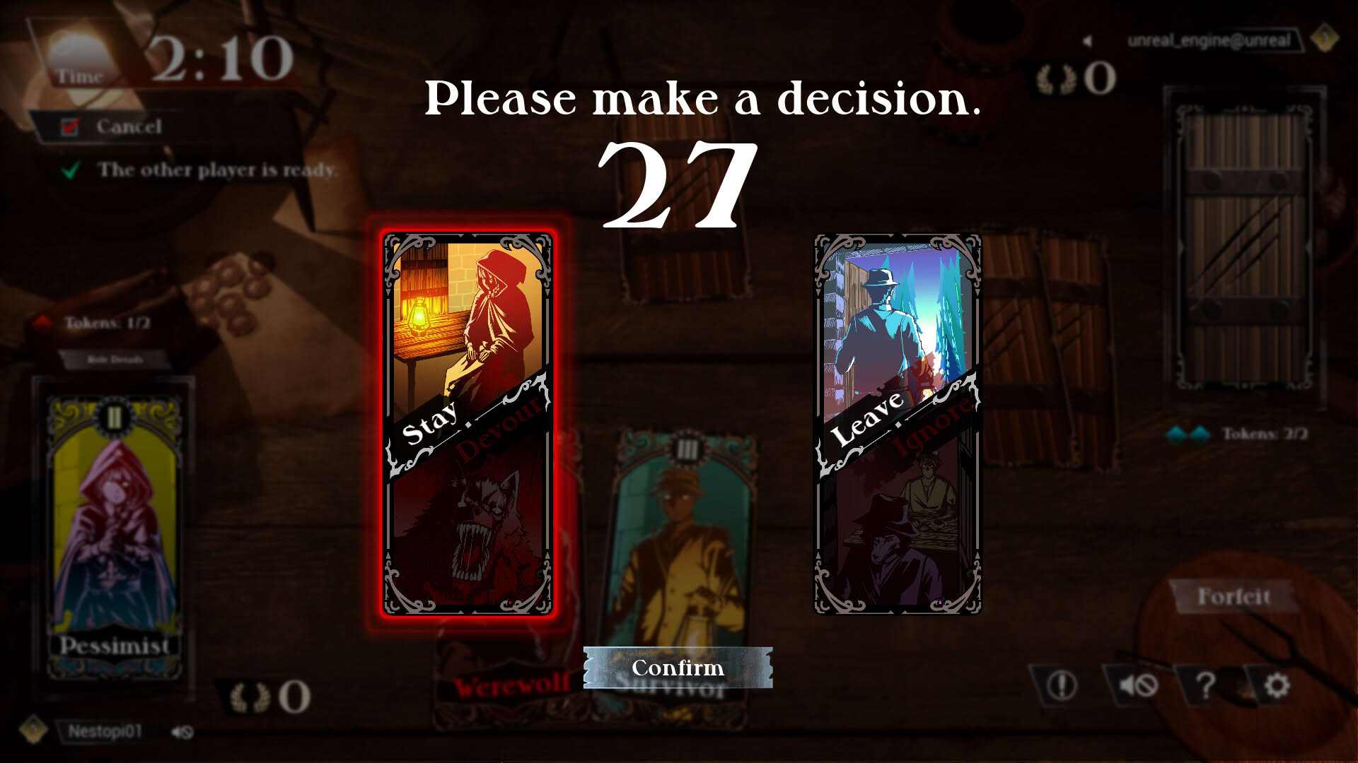 Screenshot for Cabin of Shadows: Dueling Impostors