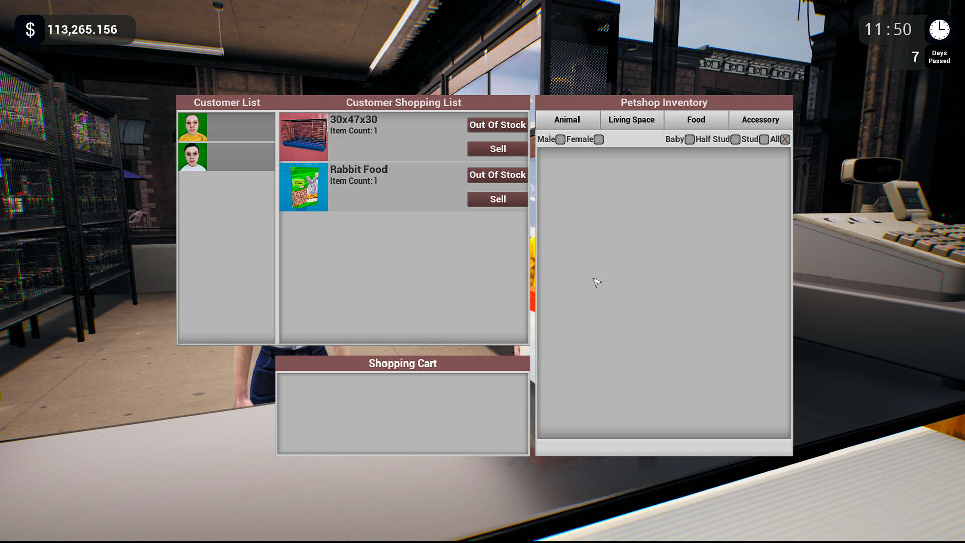 Screenshot for Exotica: Petshop Simulator