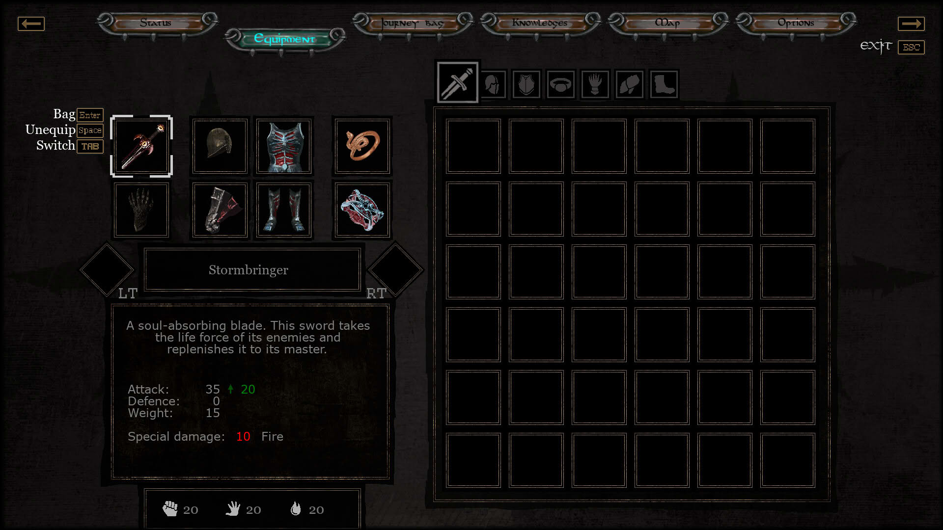 Screenshot for Skelethrone: The Prey