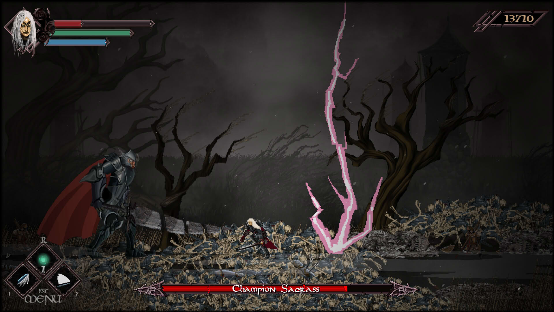 Screenshot for Skelethrone: The Prey