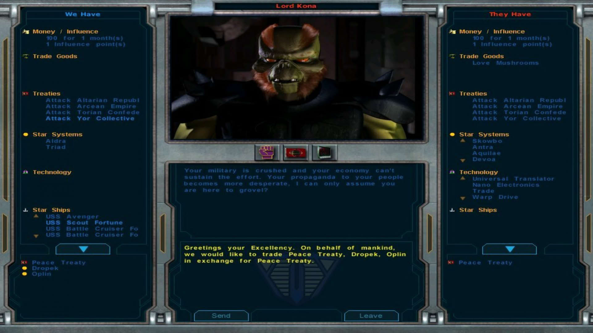 Screenshot for Galactic Civilizations