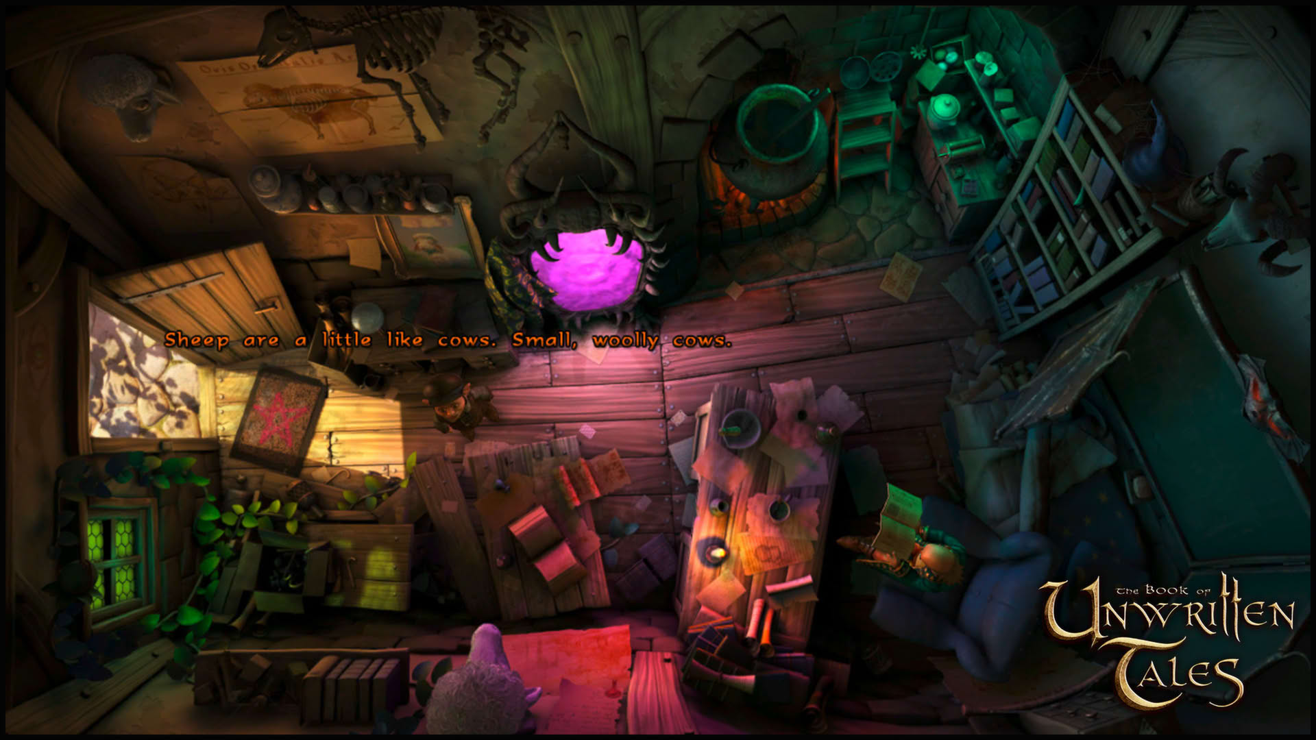 Screenshot for The Book of Unwritten Tales