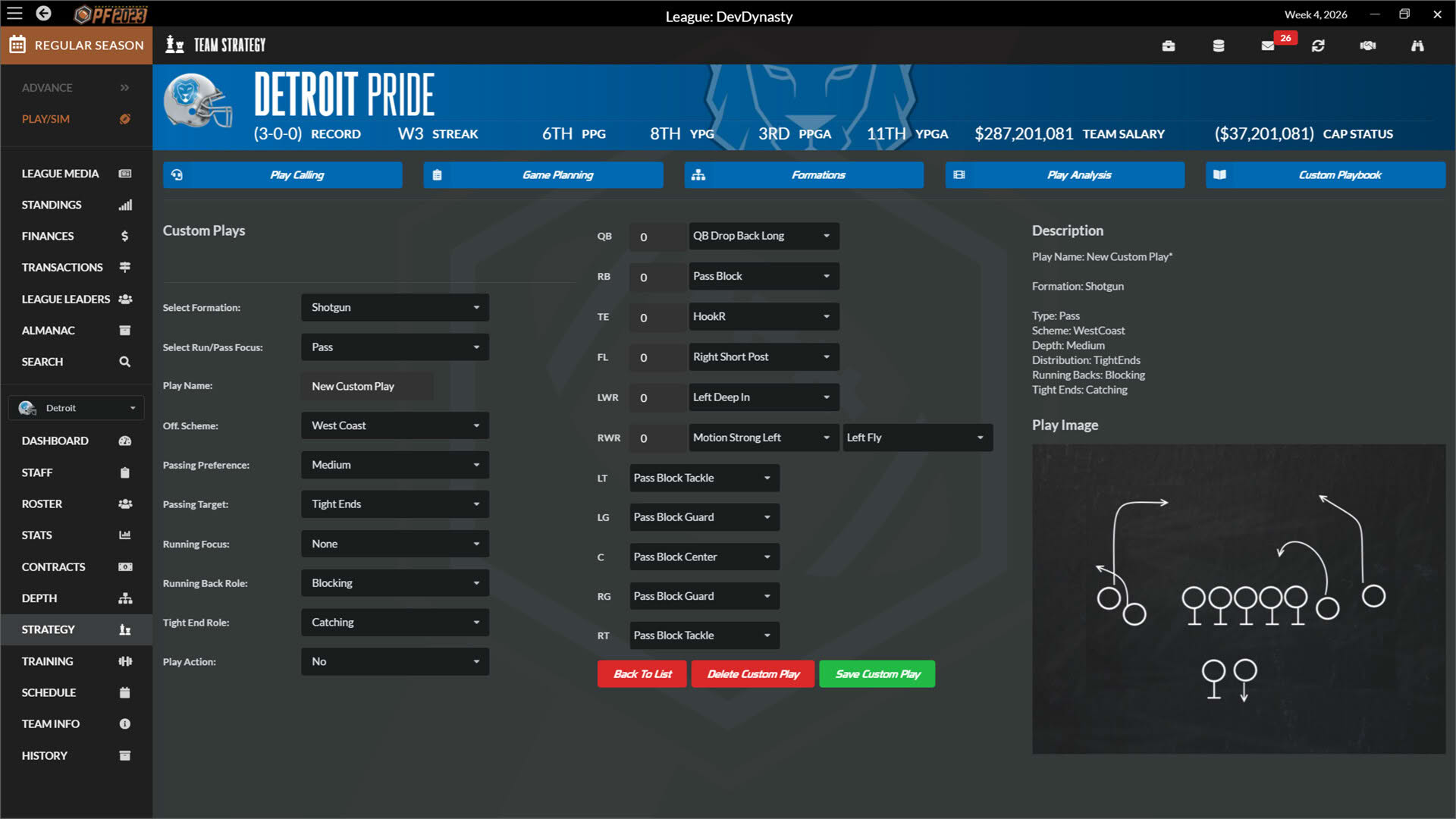 Screenshot for Draft Day Sports: Pro Football 2023
