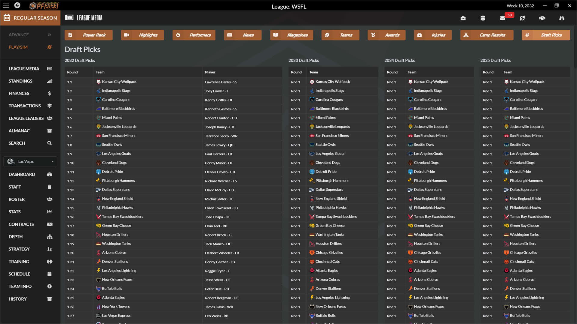 Screenshot for Draft Day Sports: Pro Football 2023