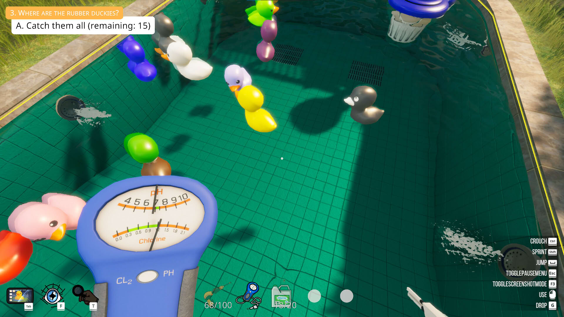 Screenshot for Pool Cleaning Simulator