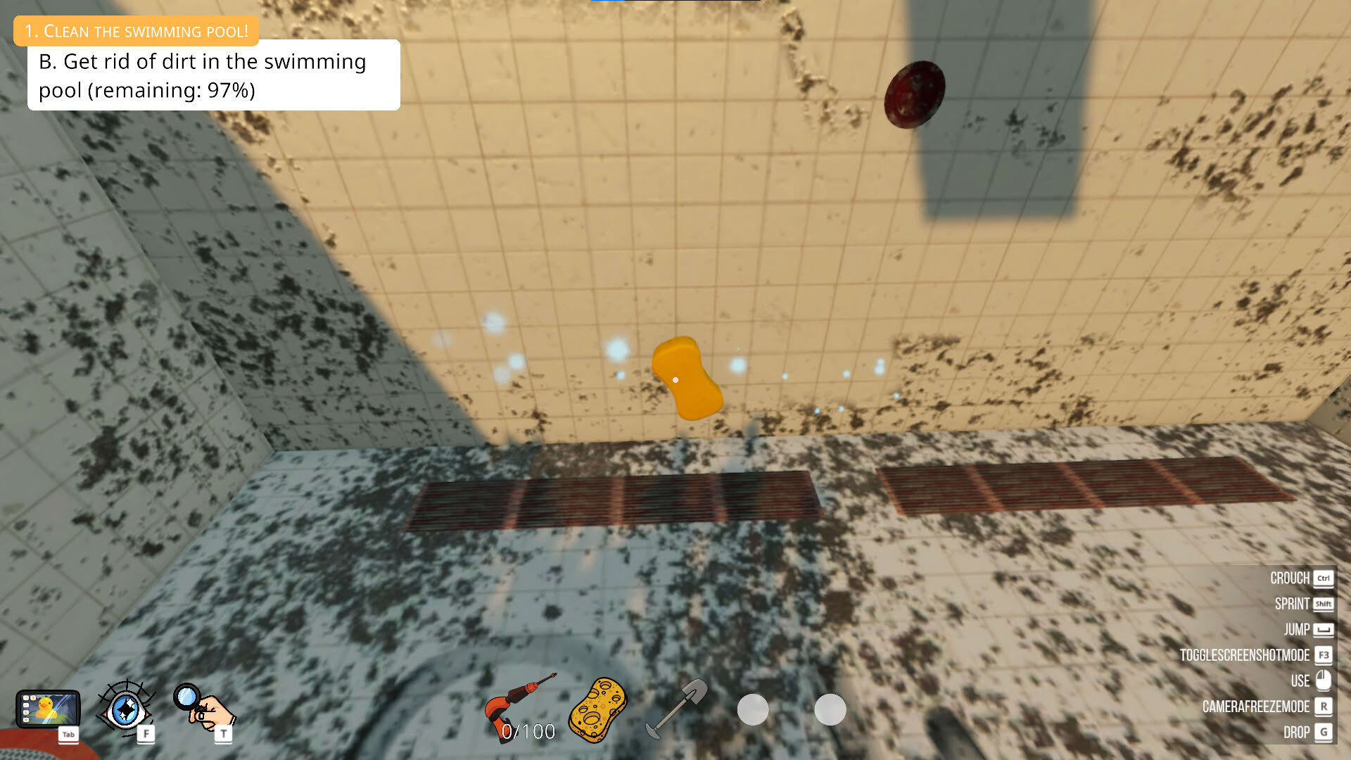Screenshot for Pool Cleaning Simulator