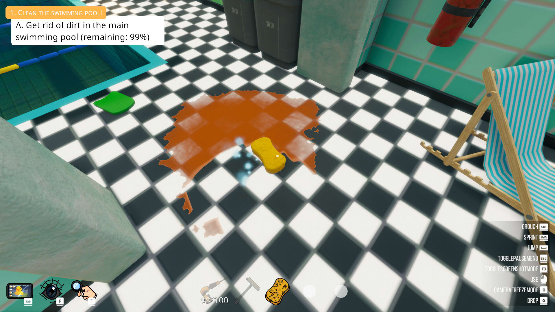 Screenshot for Pool Cleaning Simulator