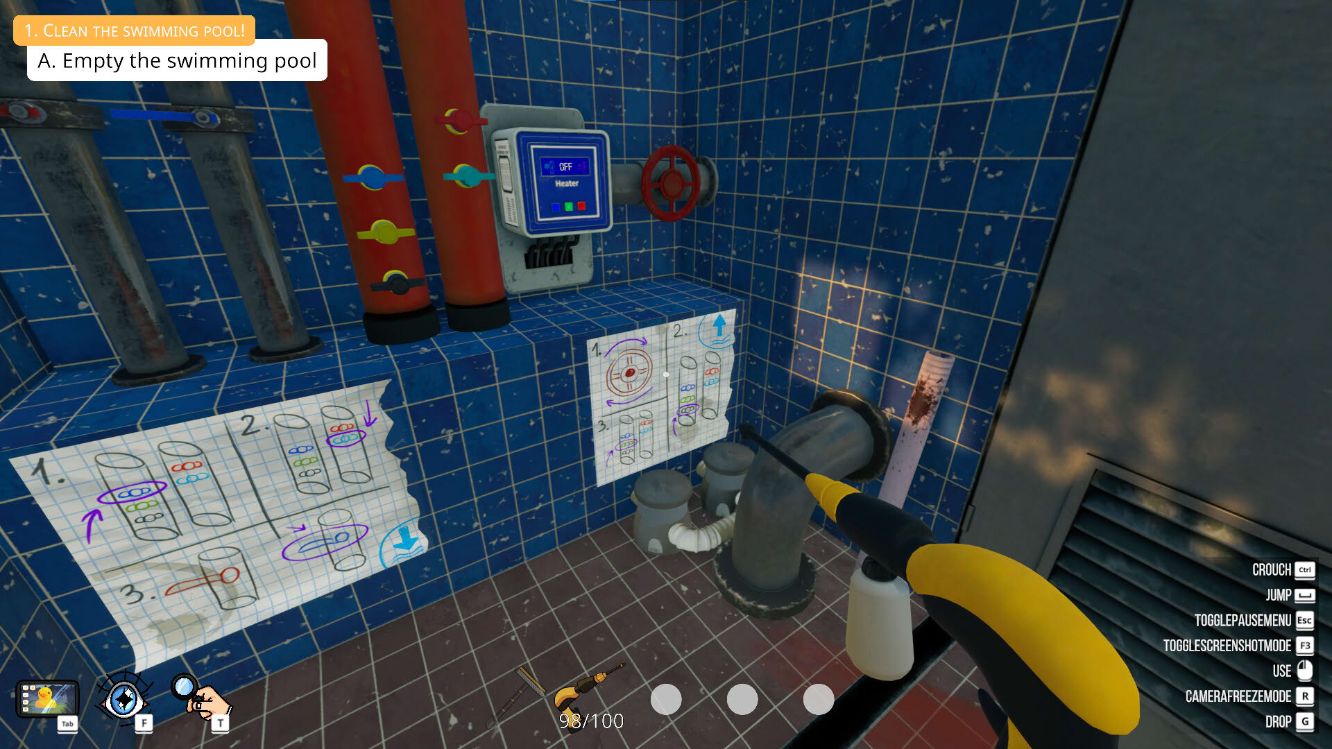 Screenshot for Pool Cleaning Simulator