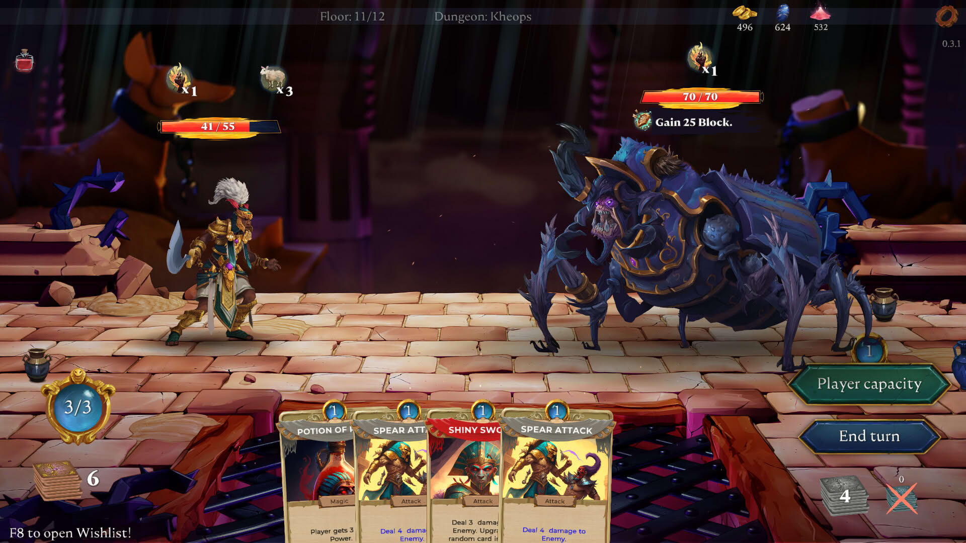 Screenshot for Creeping Deck: Pharaoh's Curse