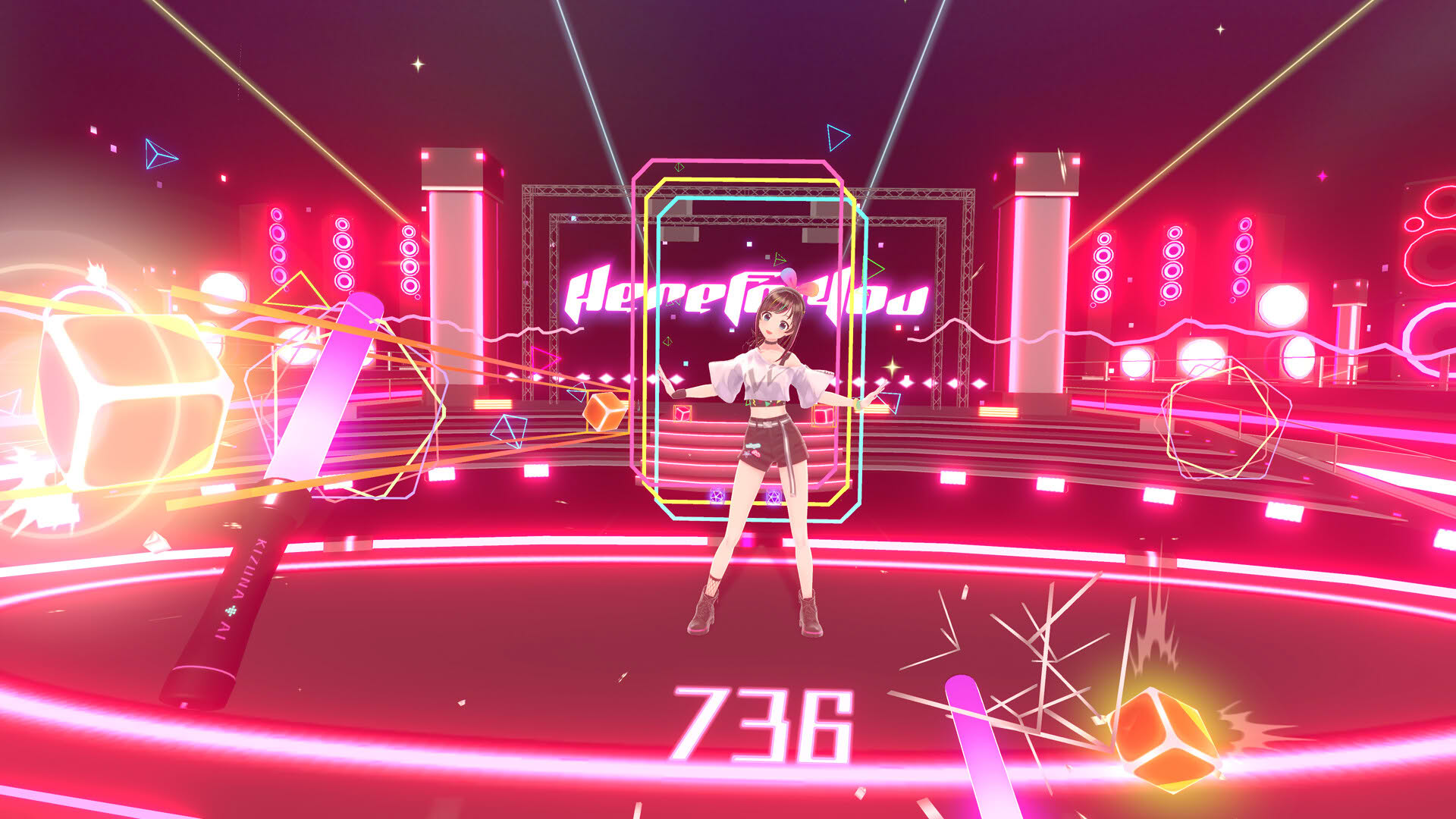 Screenshot for Kizuna AI: Touch the Beat!