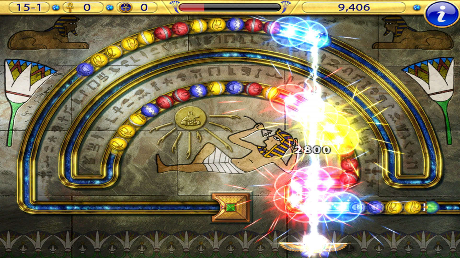 Screenshot for Luxor Amun Rising HD