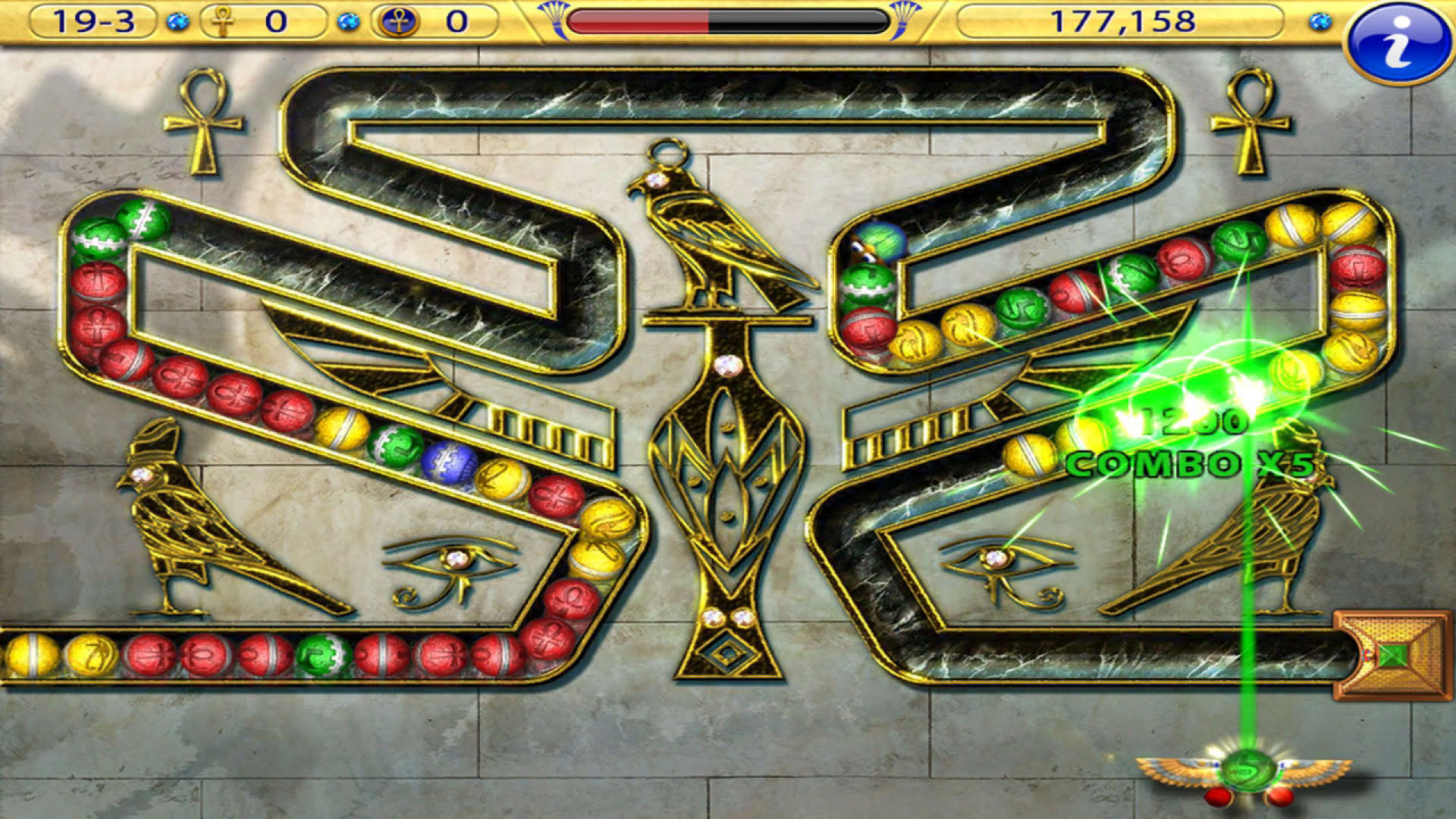 Screenshot for Luxor Amun Rising HD