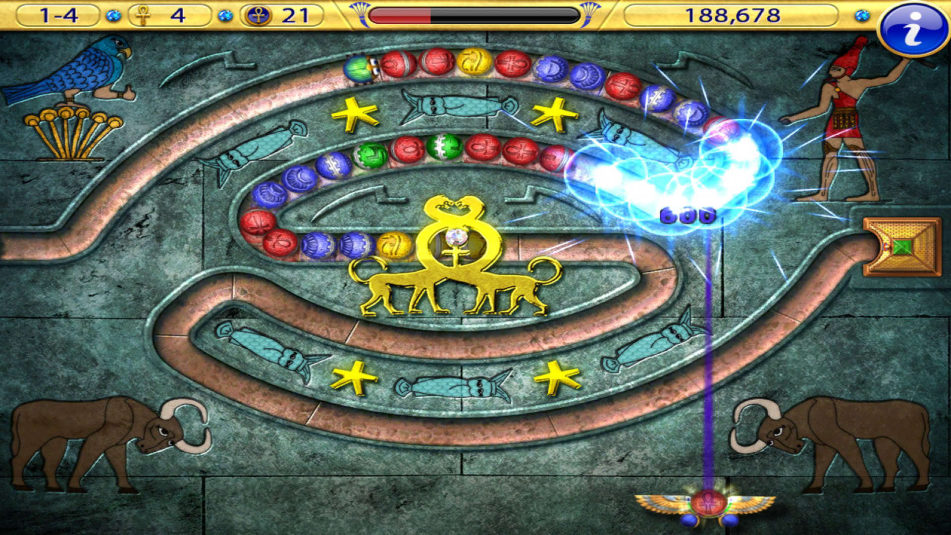 Screenshot for Luxor Amun Rising HD