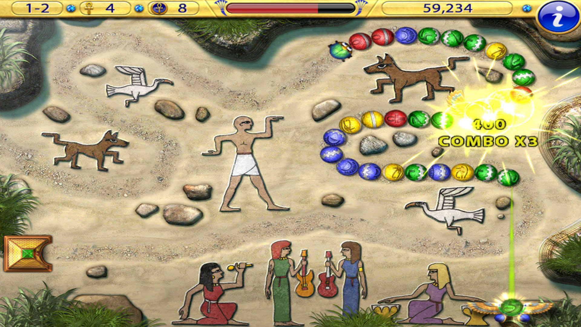 Screenshot for Luxor Amun Rising HD