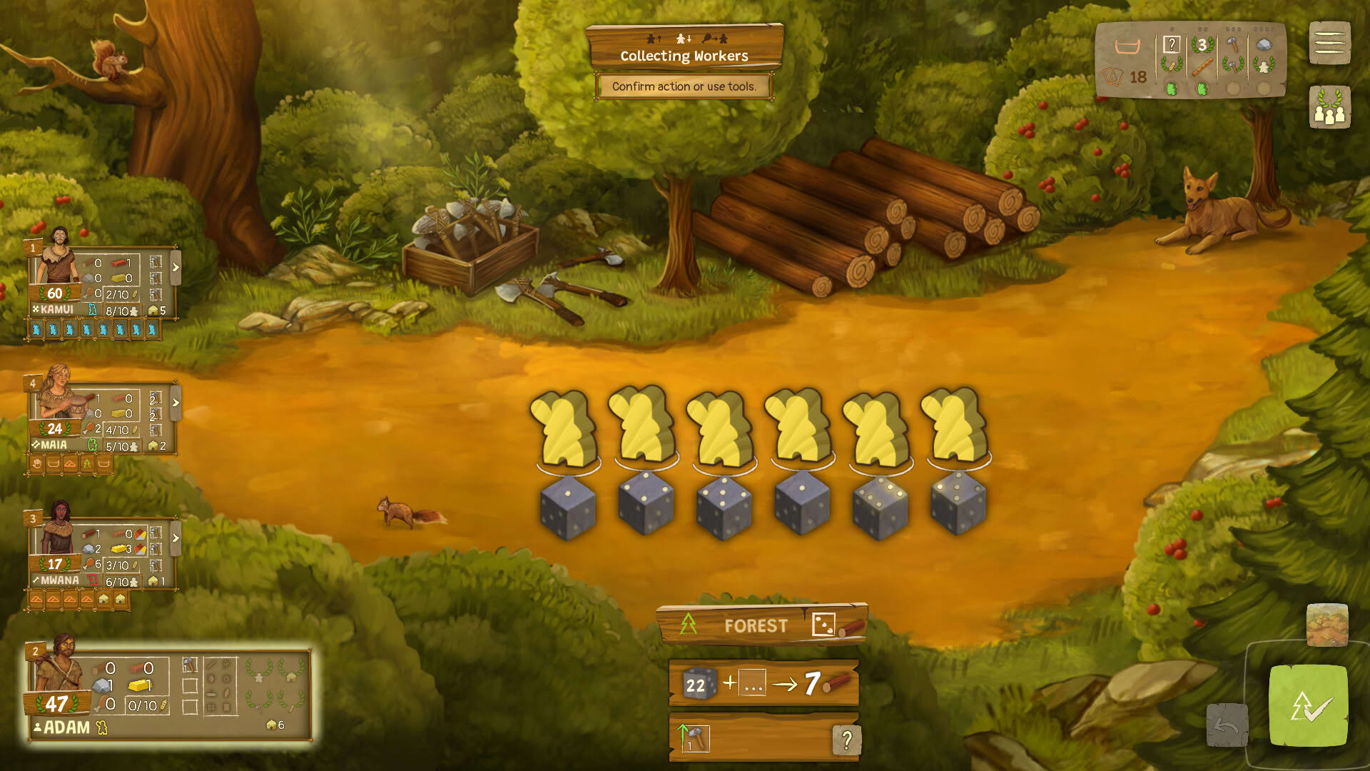 Screenshot for Stone Age: Digital Edition