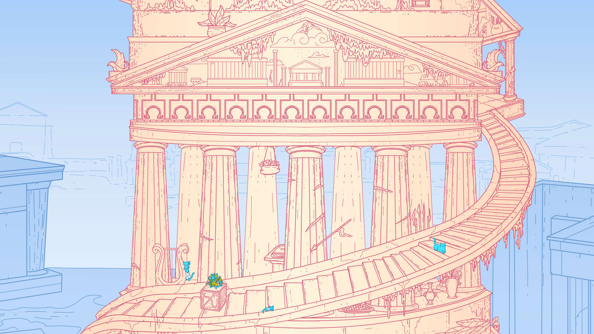Screenshot for A Tower Full of Cats
