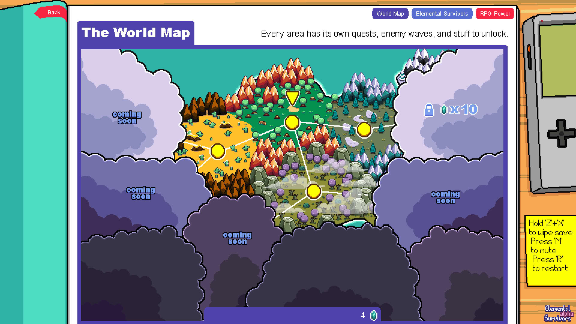 Screenshot for Elemental Survivors