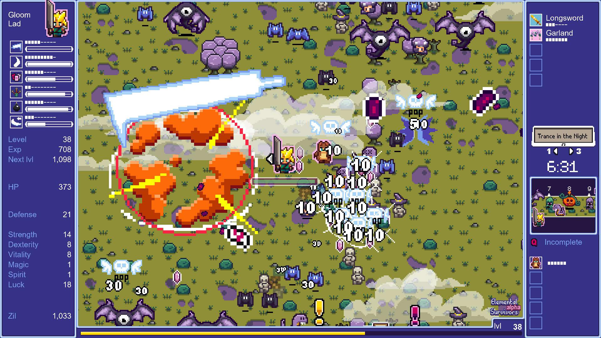 Screenshot for Elemental Survivors