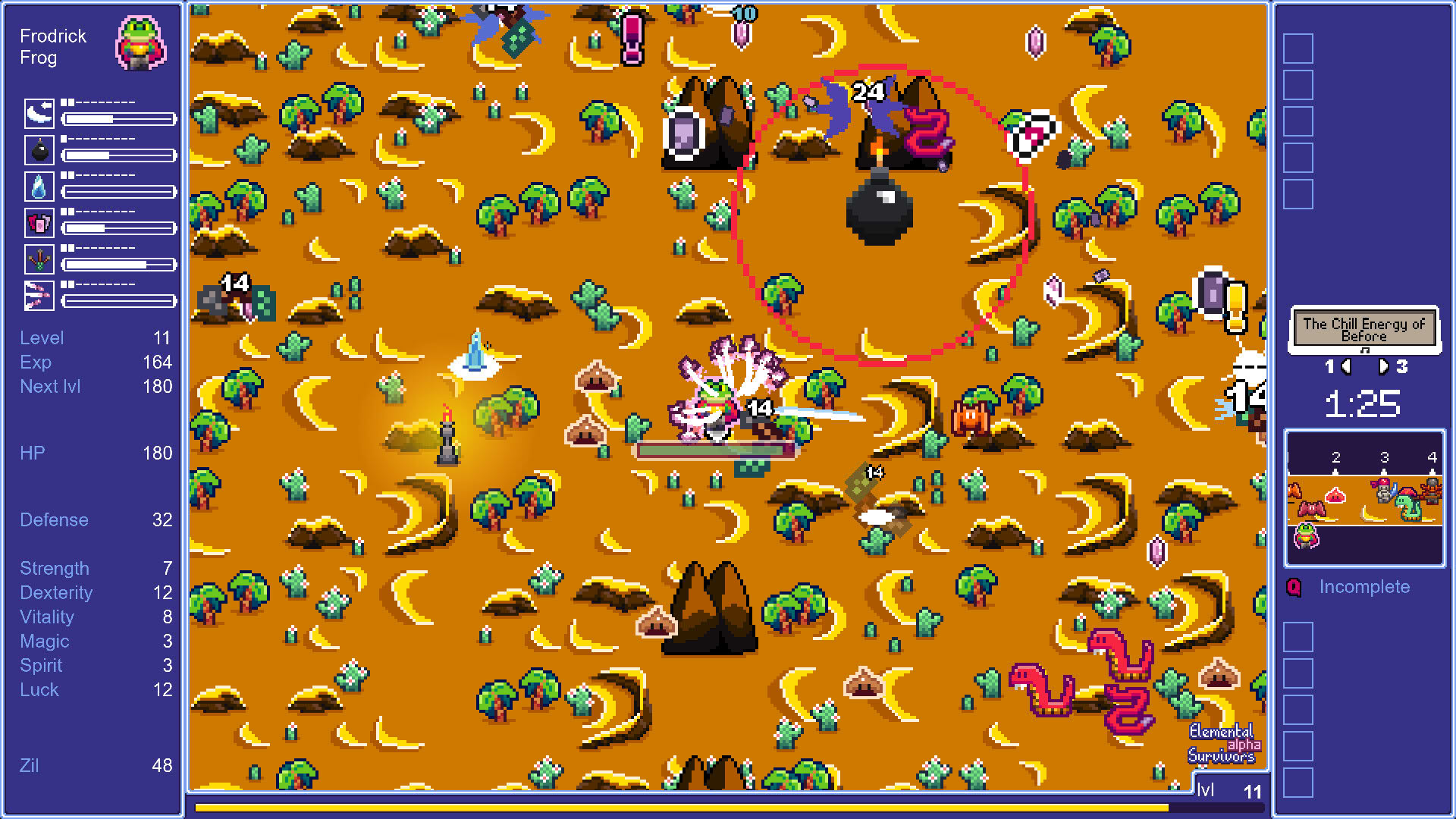 Screenshot for Elemental Survivors