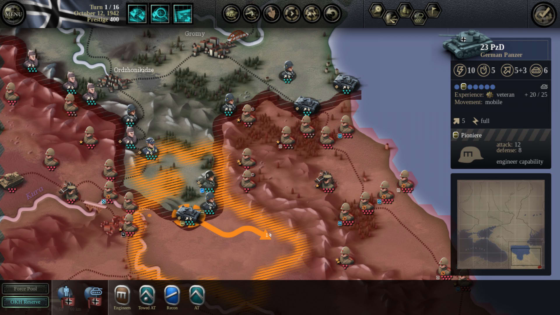 Screenshot for Unity of Command