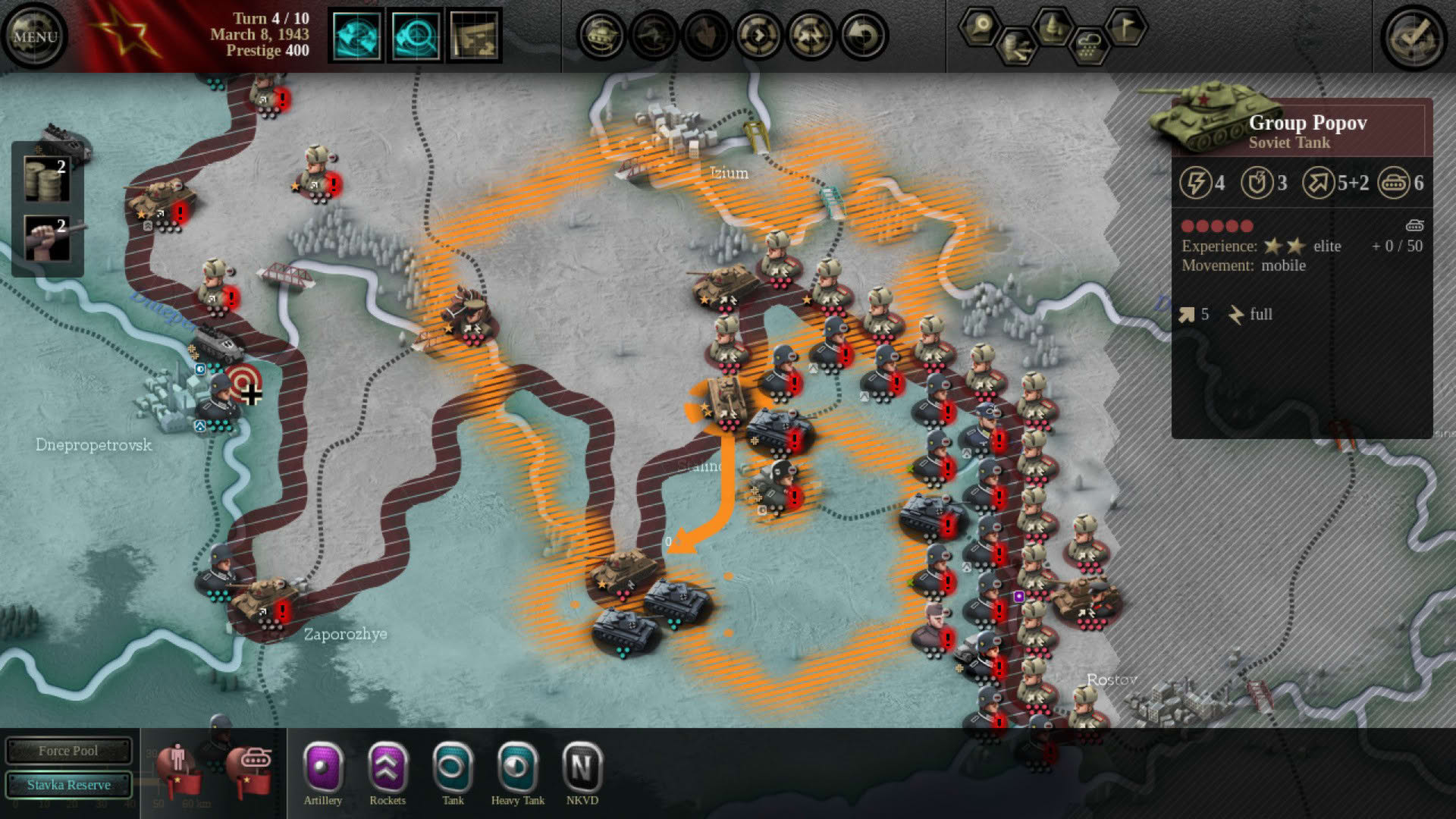 Screenshot for Unity of Command