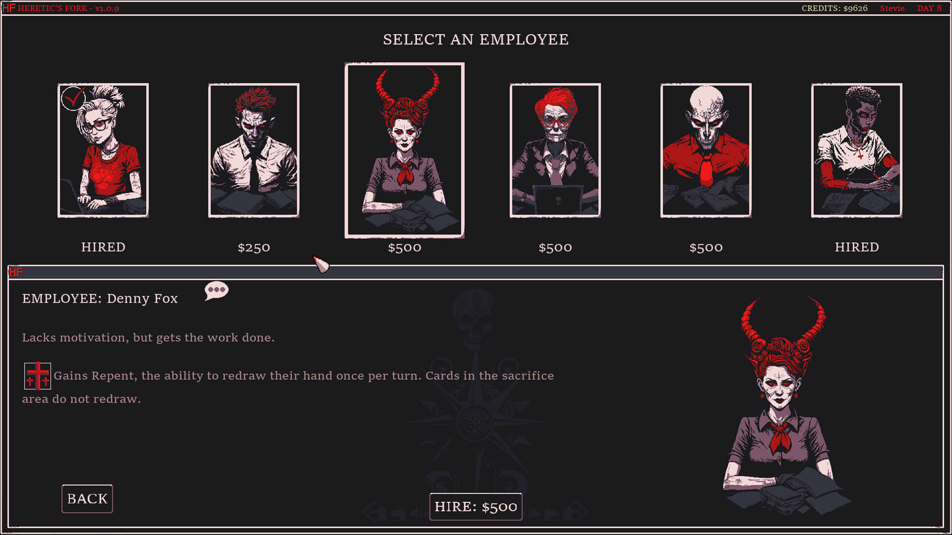 Screenshot for Heretic's Fork