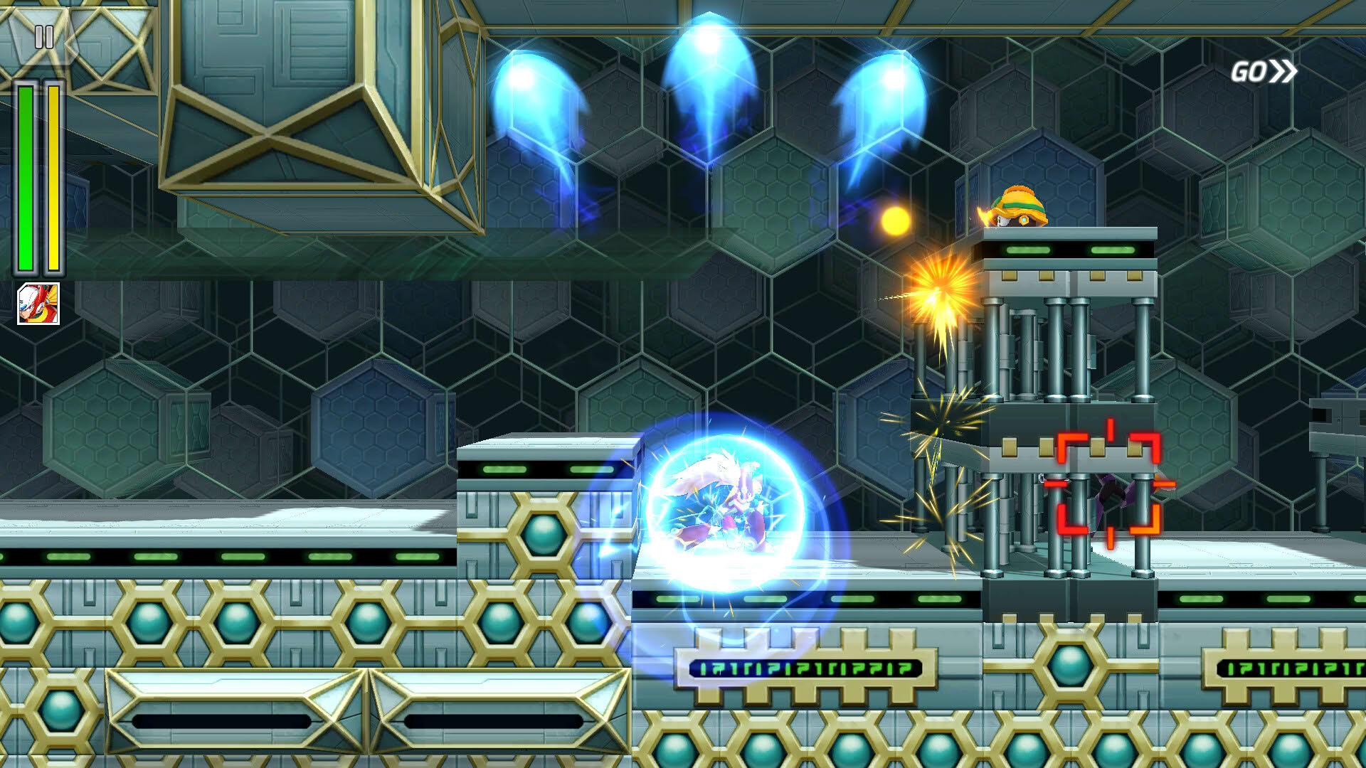 Screenshot for Mega Man X Dive Offline
