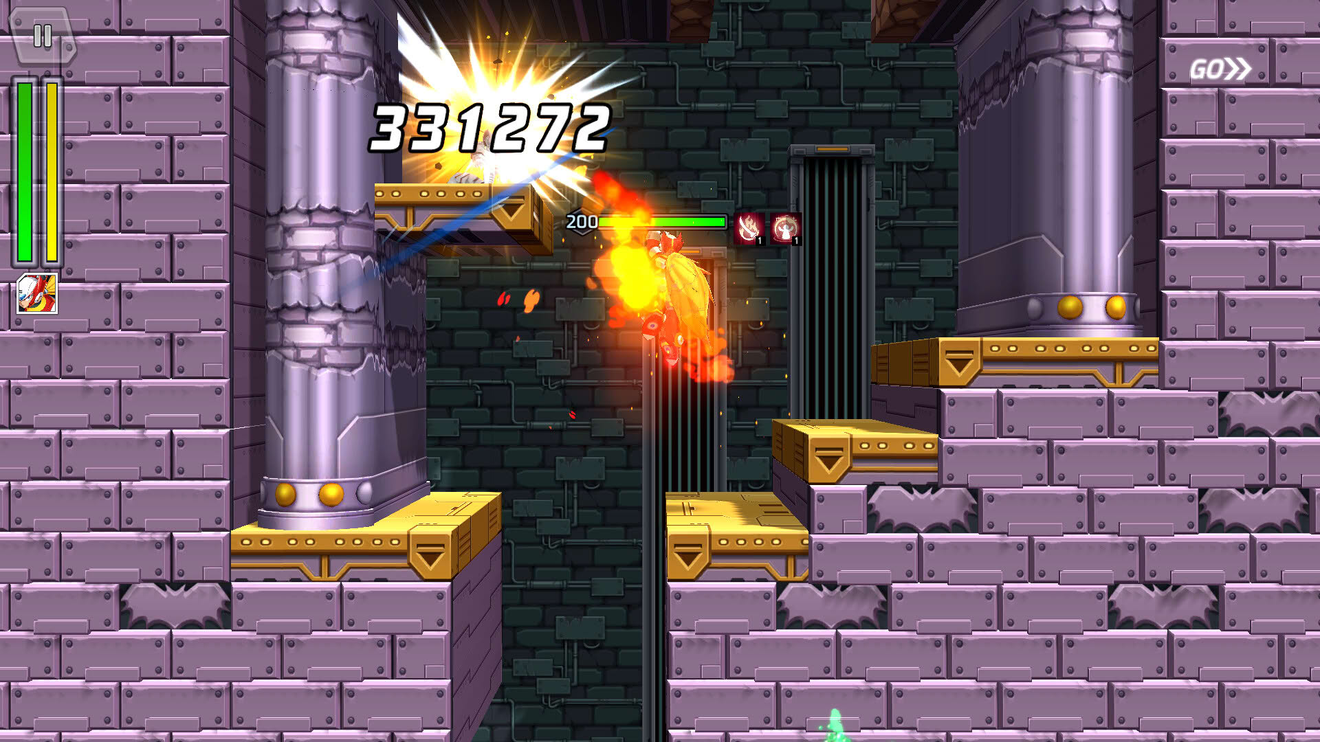 Screenshot for Mega Man X Dive Offline