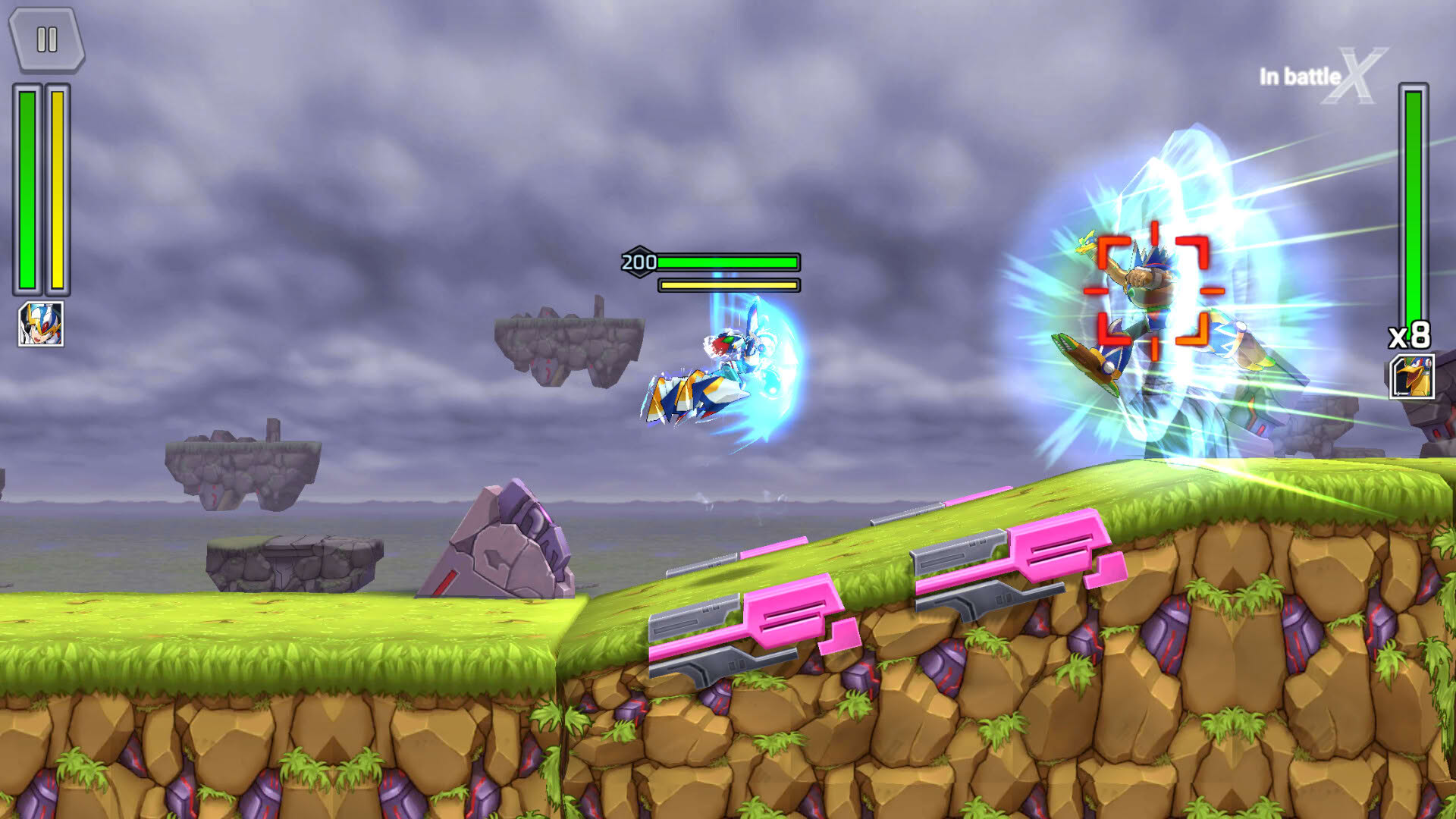 Screenshot for Mega Man X Dive Offline