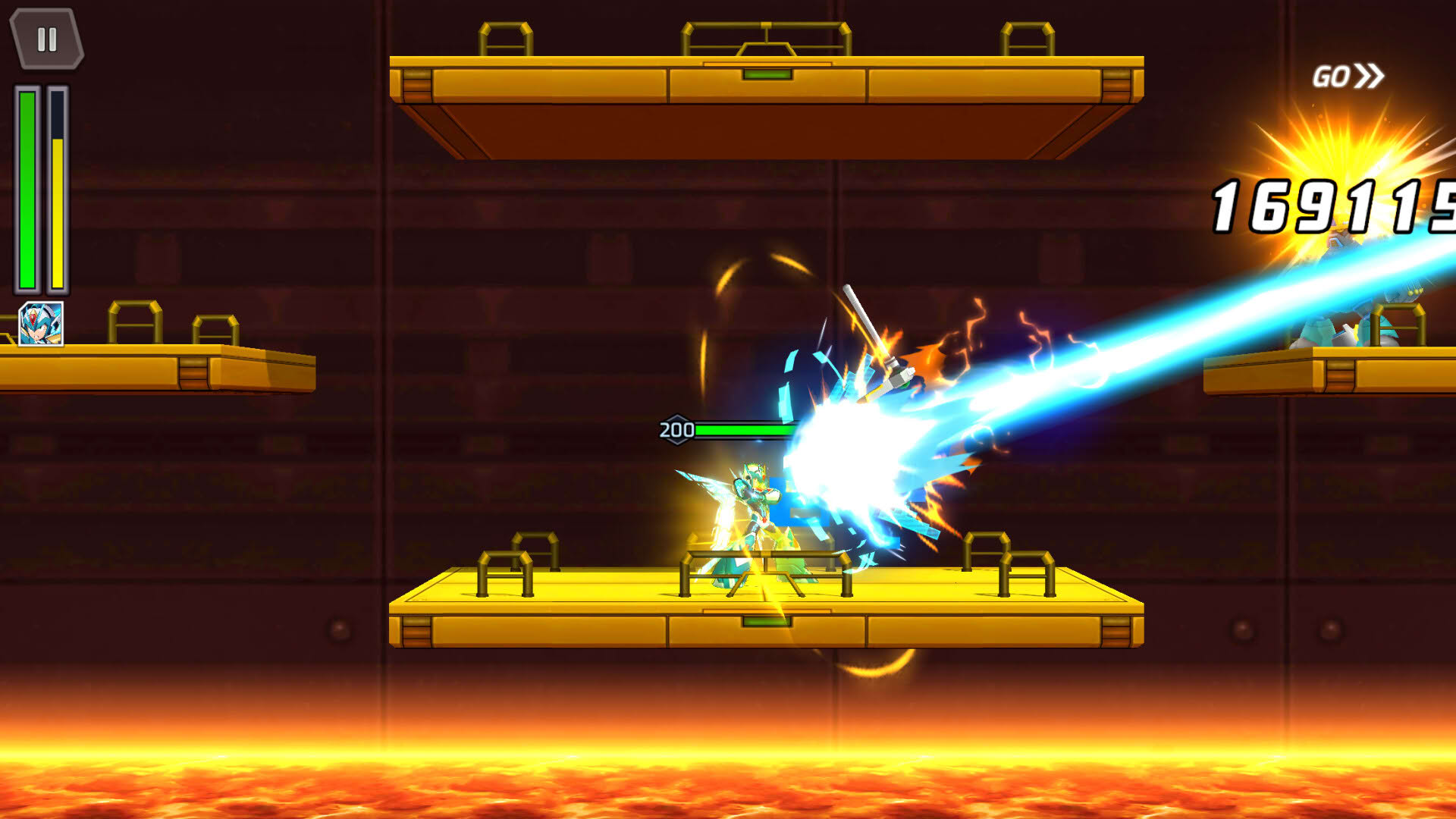 Screenshot for Mega Man X Dive Offline