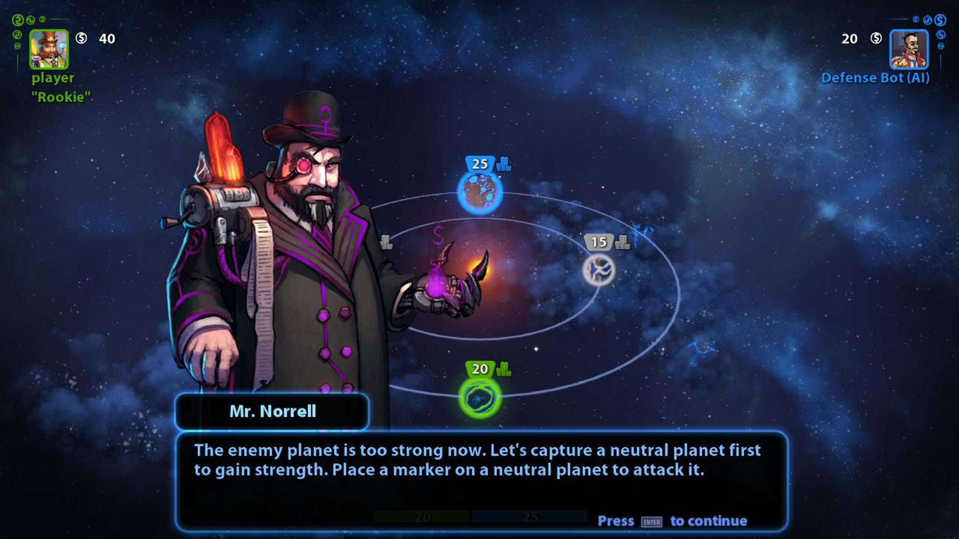 Screenshot for Planets Under Attack