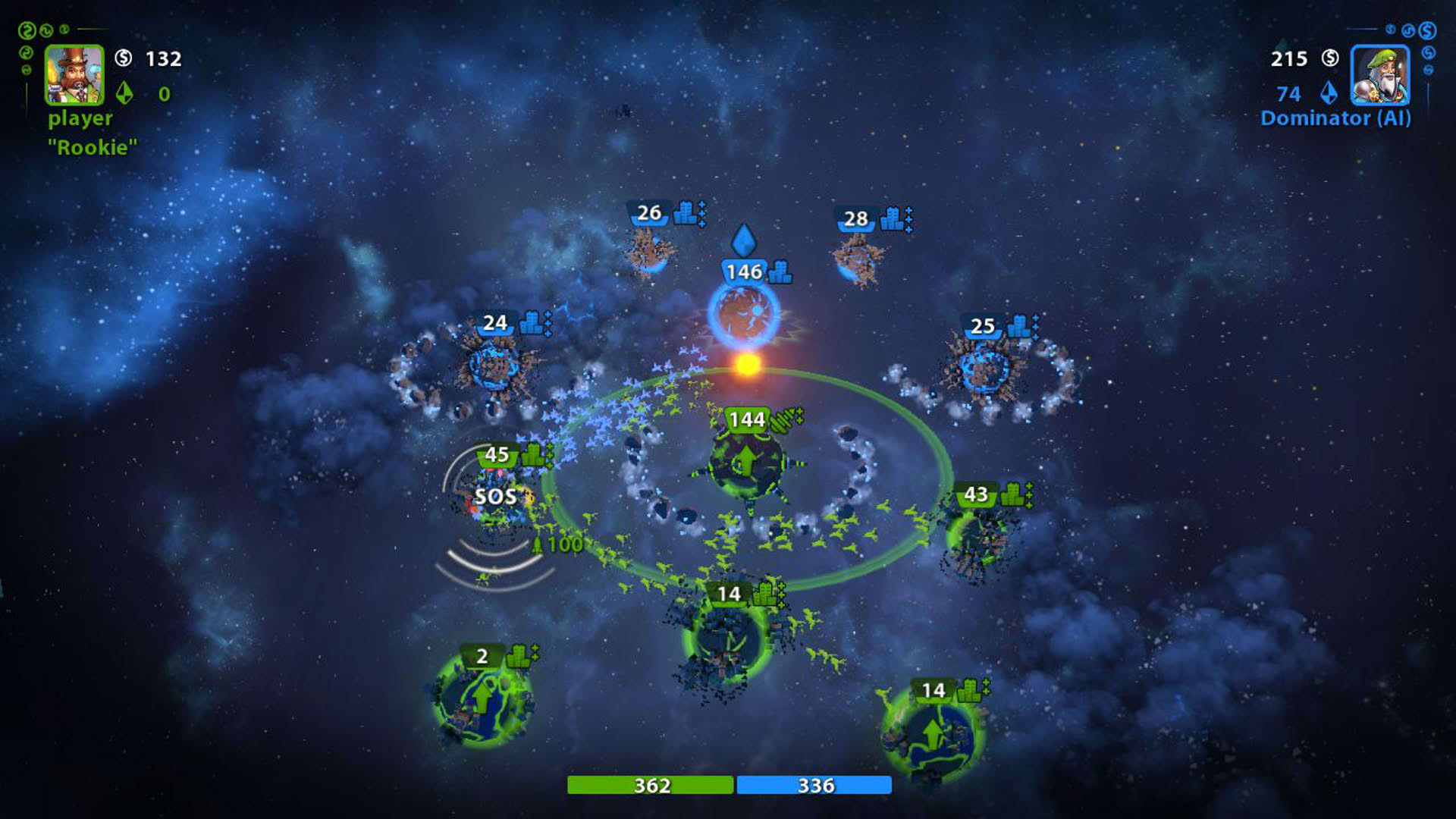 Screenshot for Planets Under Attack