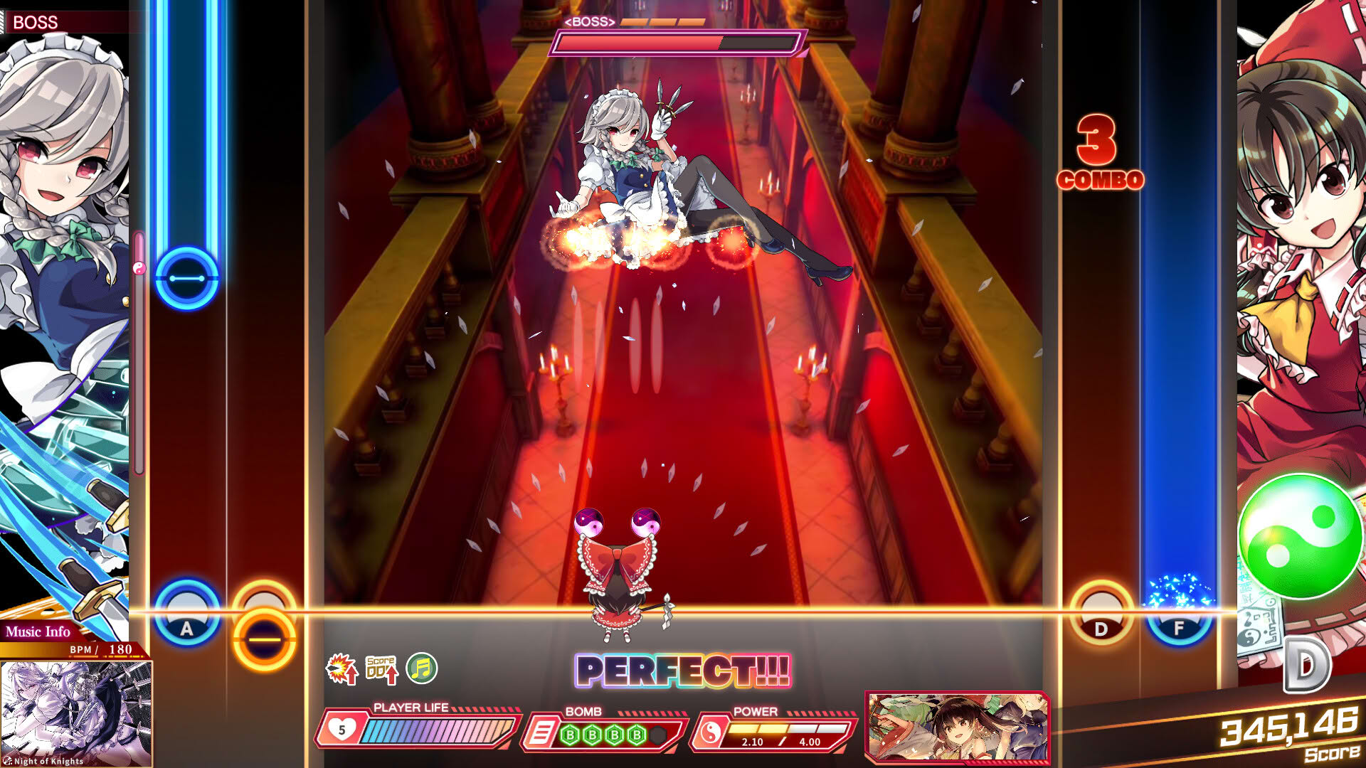 Screenshot for Touhou Danmaku Kagura: Phantasia Lost