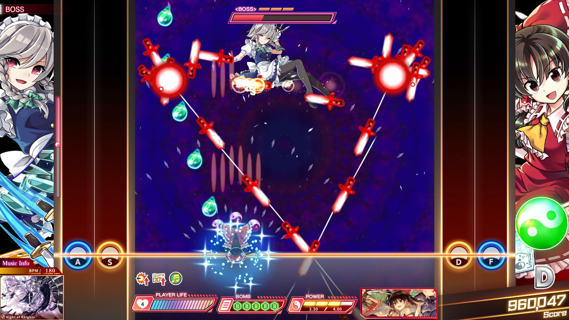 Screenshot for Touhou Danmaku Kagura: Phantasia Lost