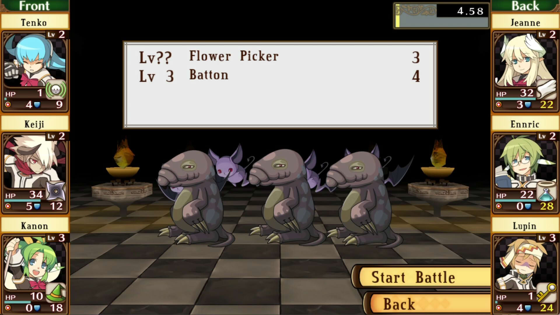 Screenshot for Class of Heroes