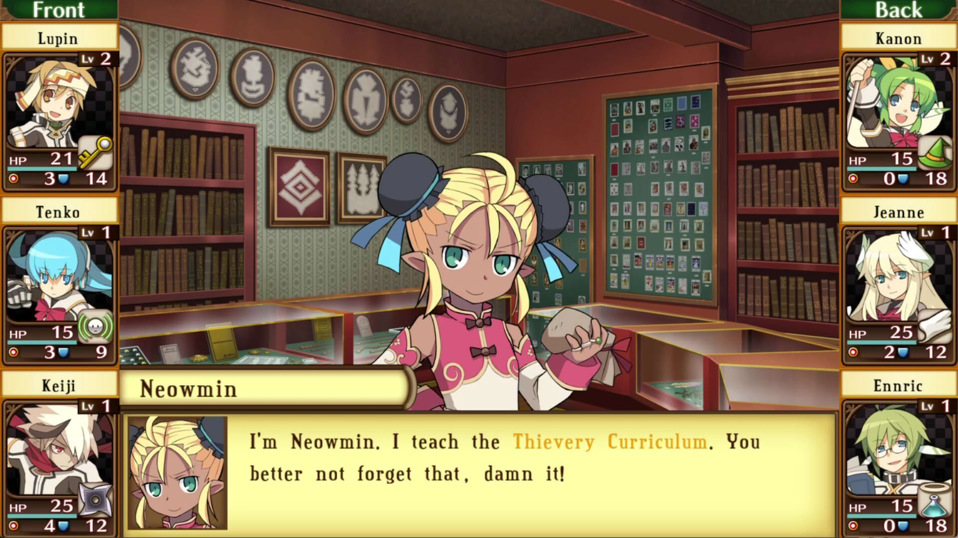 Screenshot for Class of Heroes