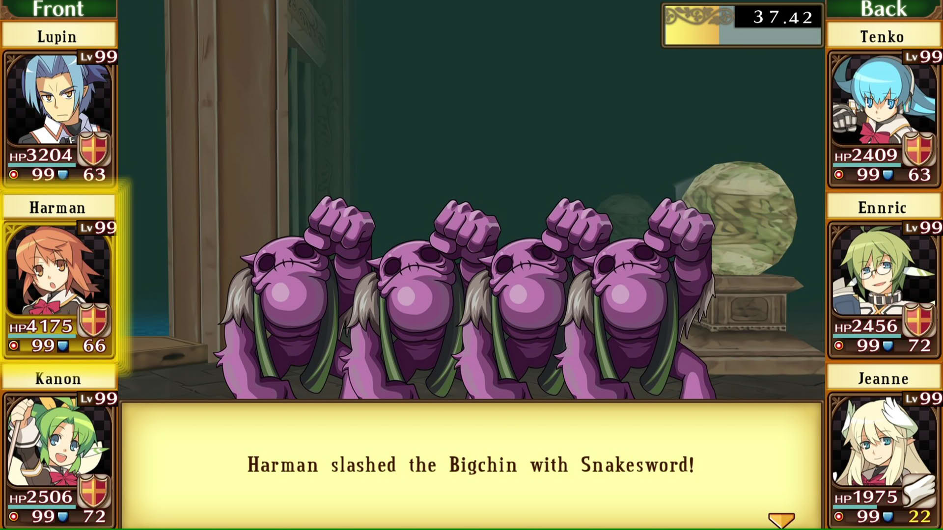 Screenshot for Class of Heroes