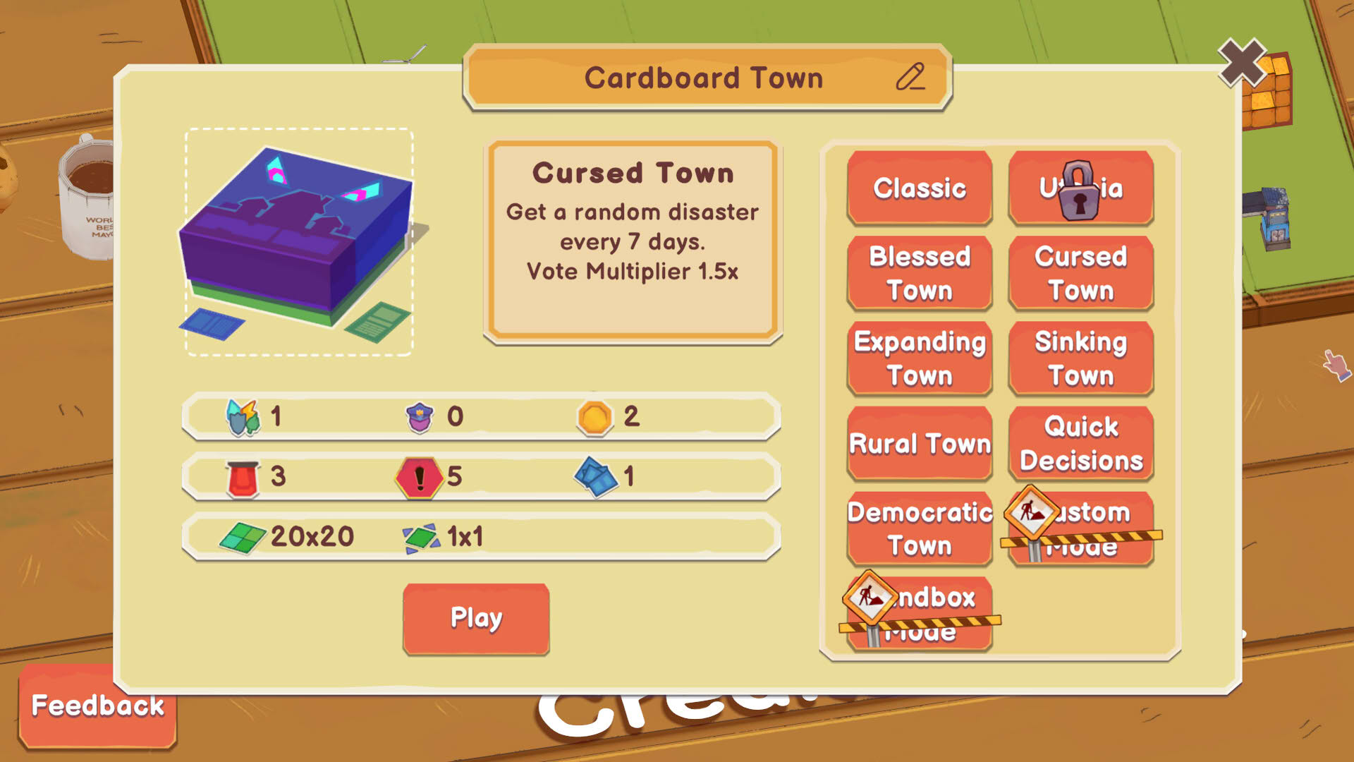 Screenshot for Cardboard Town