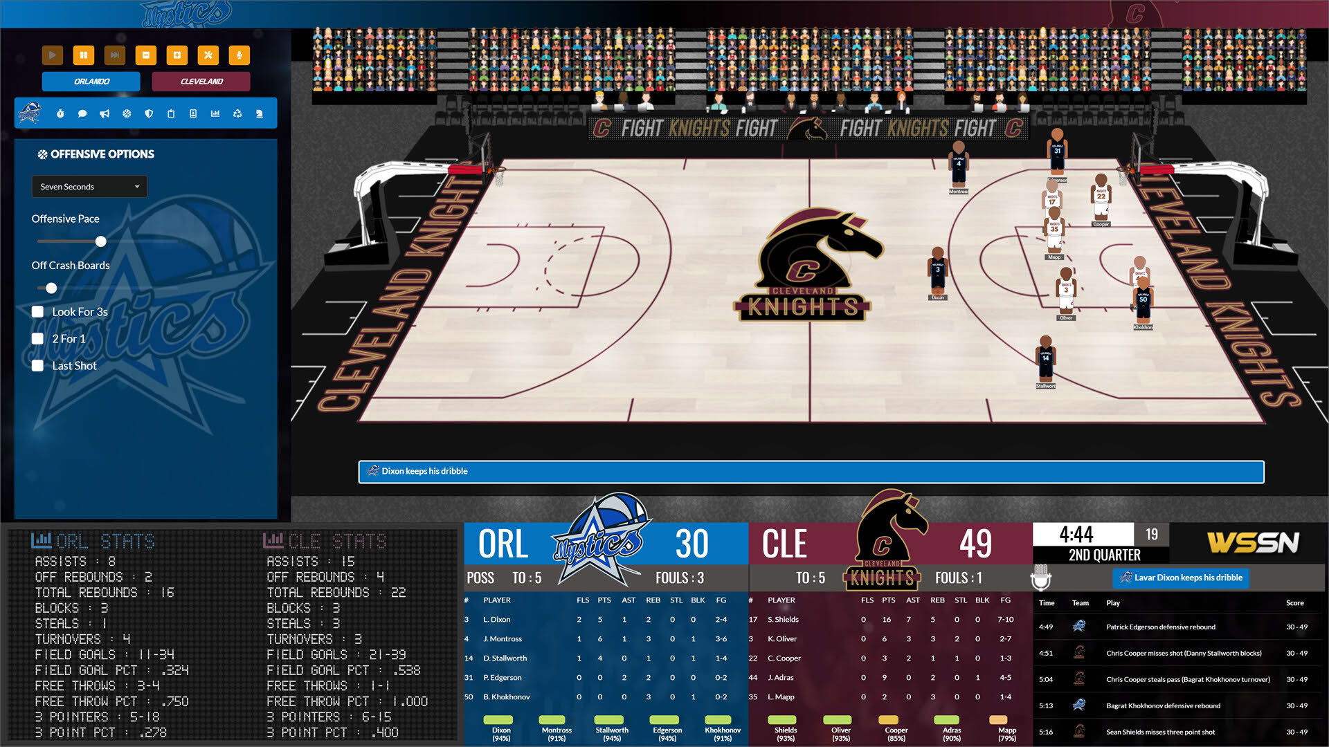 Screenshot for Draft Day Sports: Pro Basketball 2023