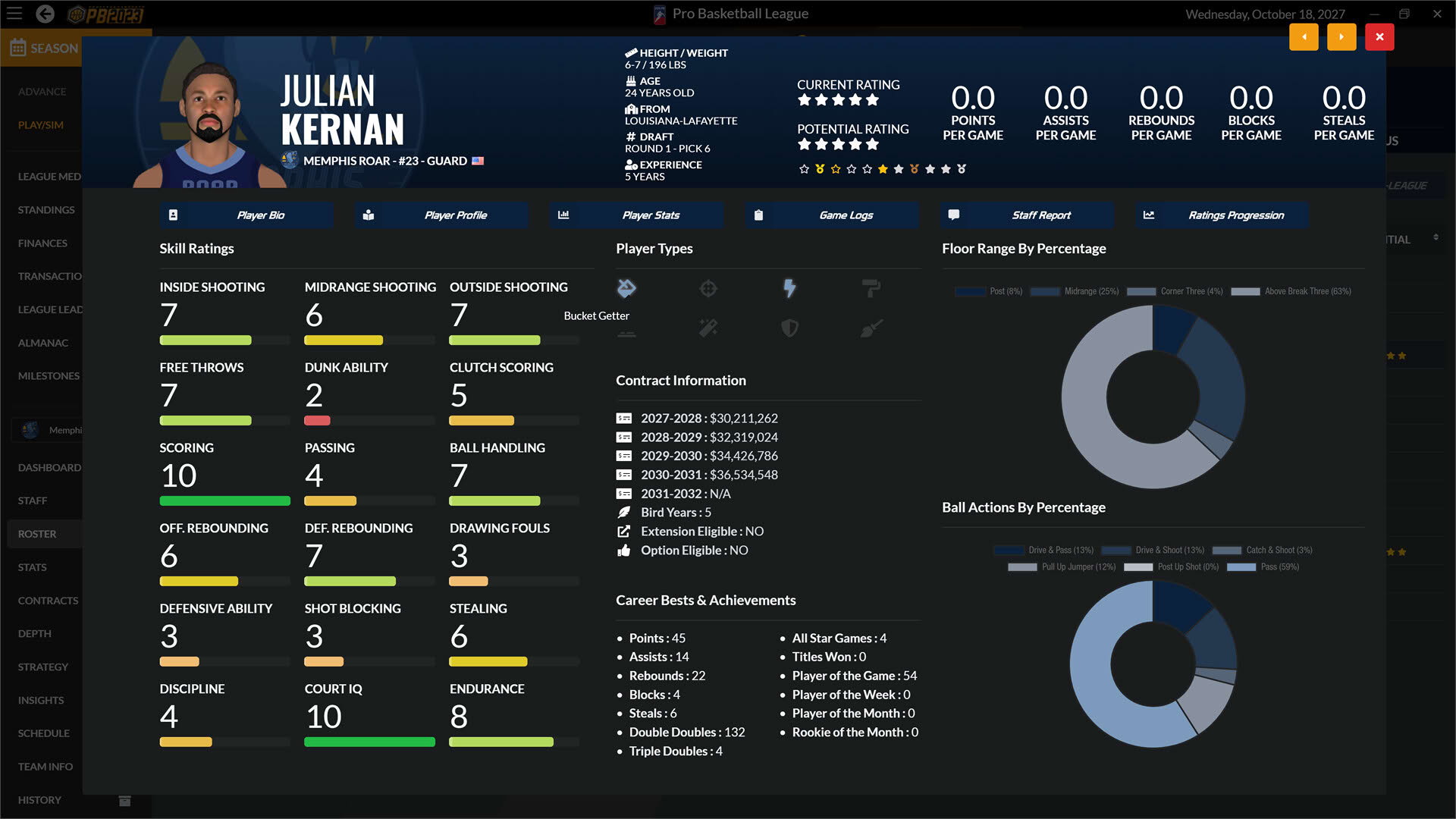 Screenshot for Draft Day Sports: Pro Basketball 2023