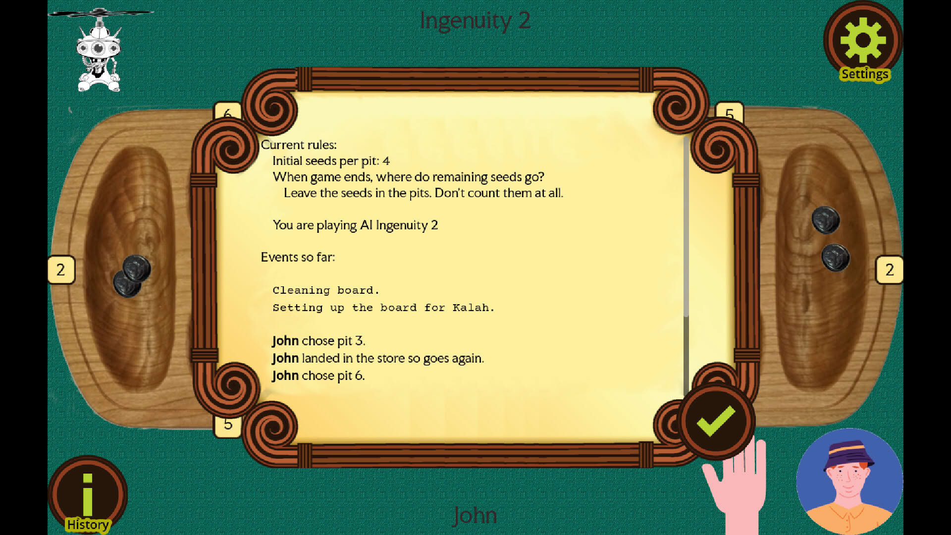 Screenshot for Mancala