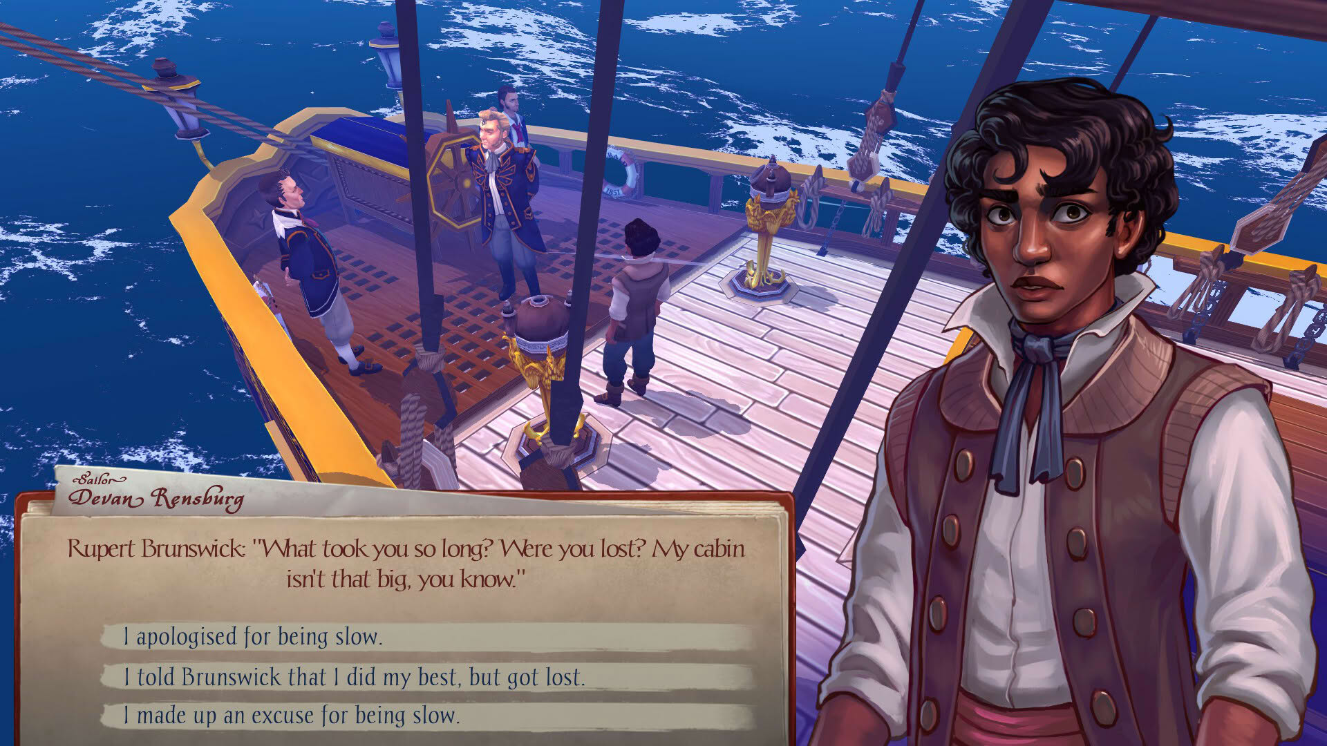 Screenshot for Herald: An Interactive Period Drama - Book I & II