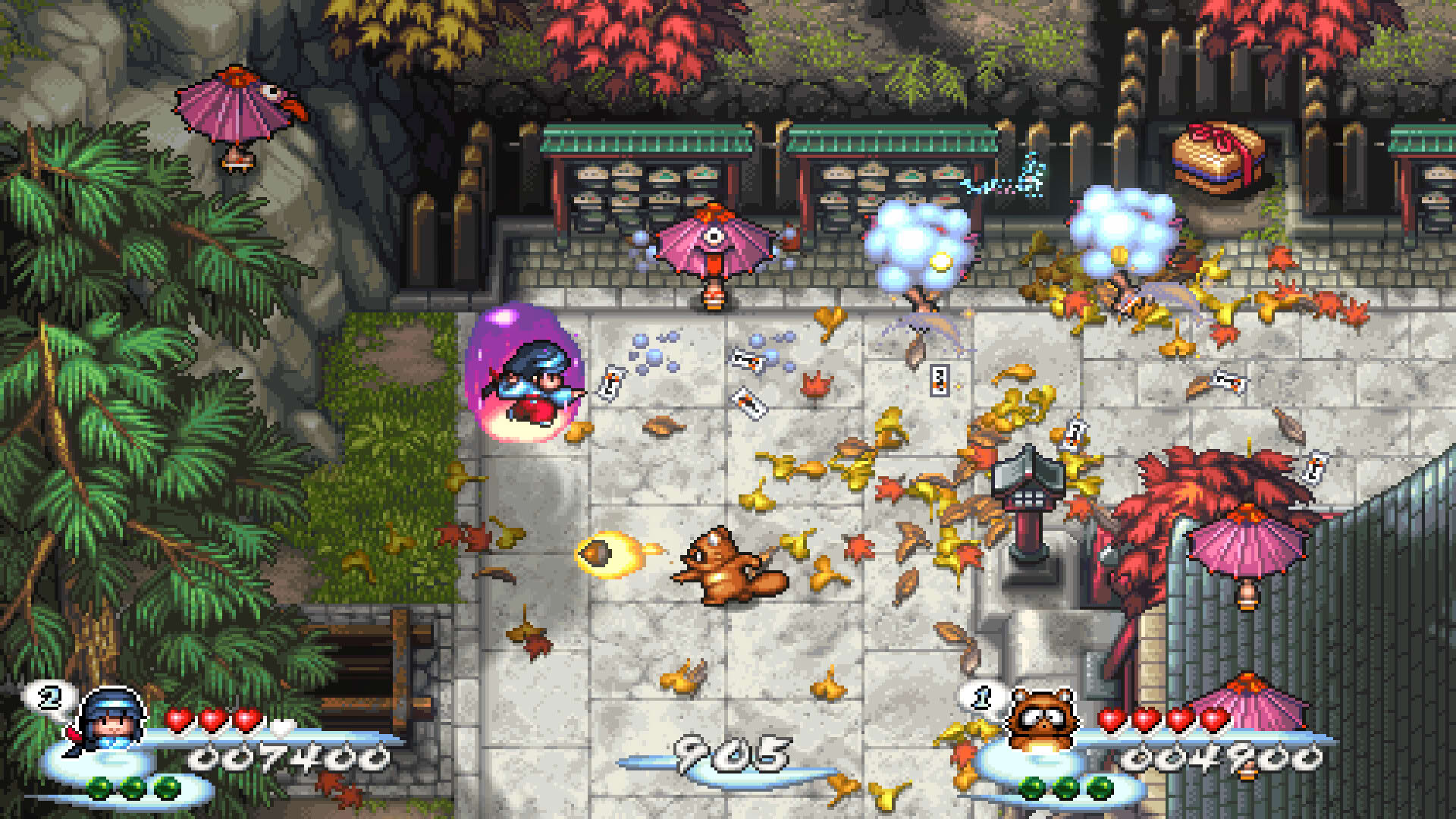Screenshot for Pocky & Rocky Reshrined