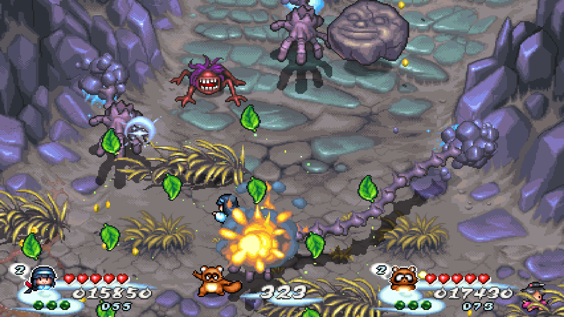 Screenshot for Pocky & Rocky Reshrined