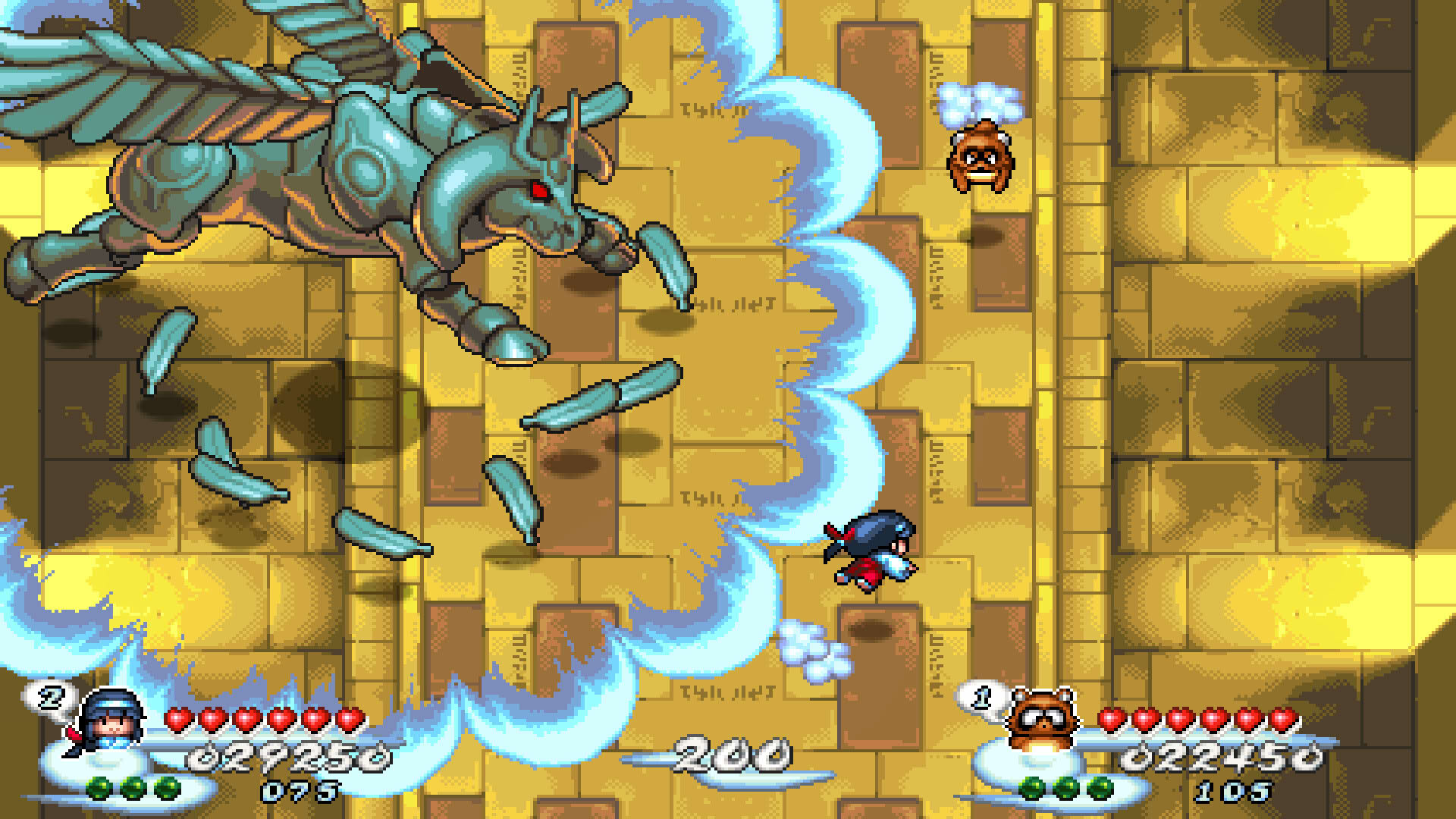 Screenshot for Pocky & Rocky Reshrined