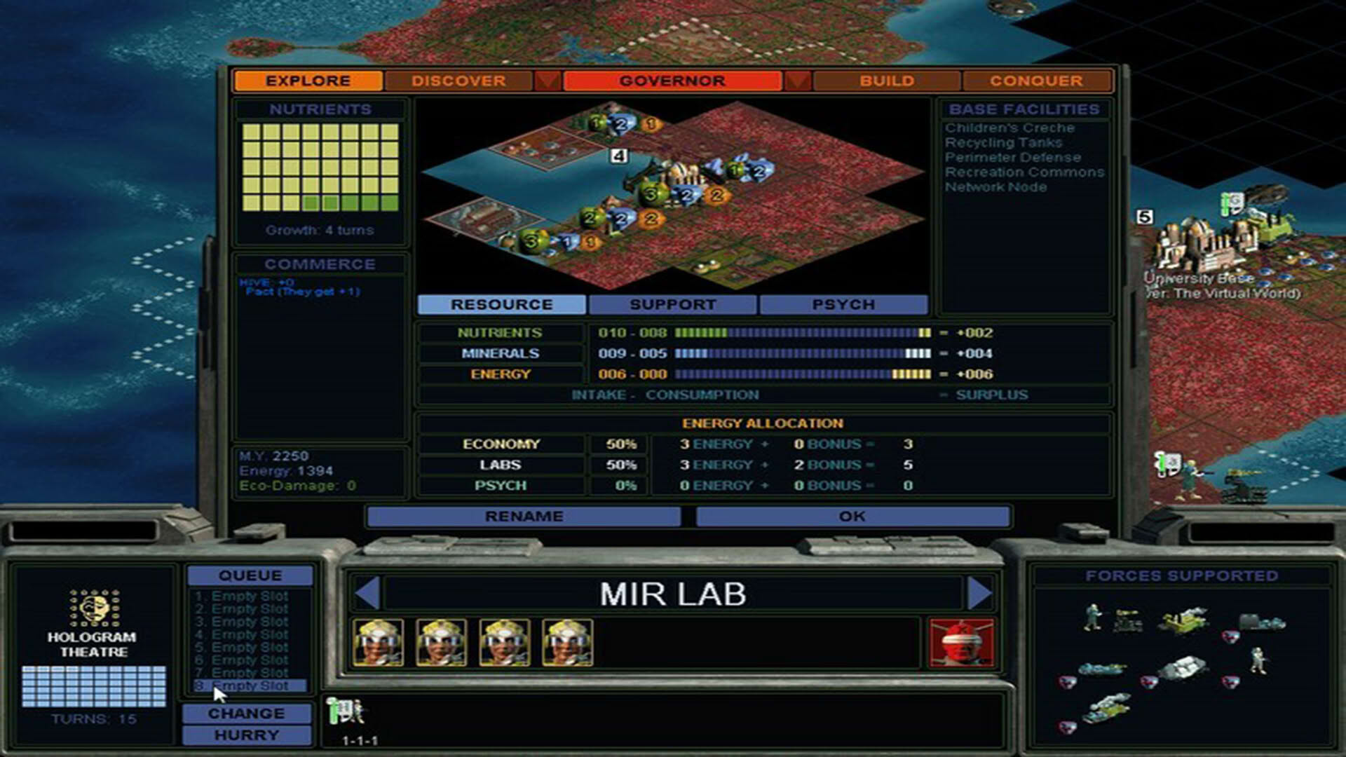 Screenshot for Sid Meier's Alpha Centauri