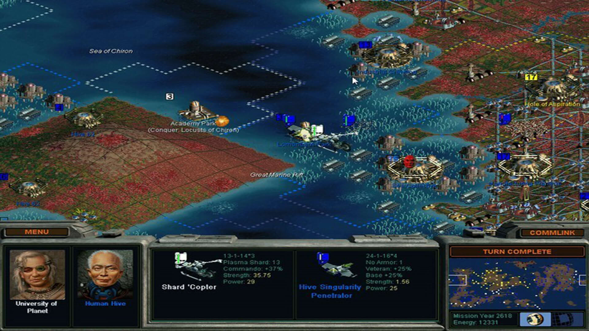 Screenshot for Sid Meier's Alpha Centauri