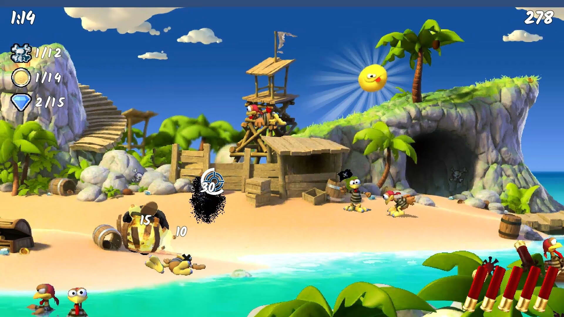 Screenshot for Crazy Chicken: Pirates