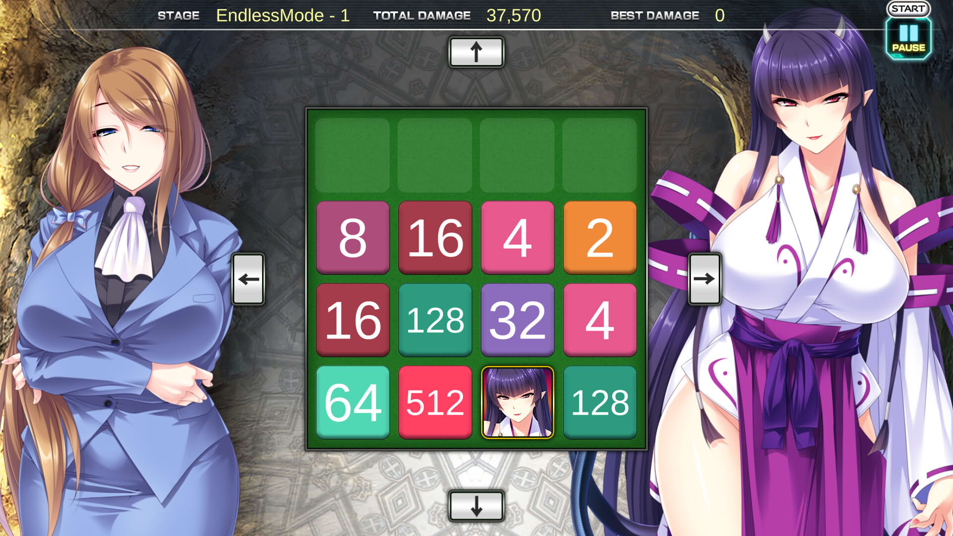Screenshot for Pretty Girls 2048 Strike