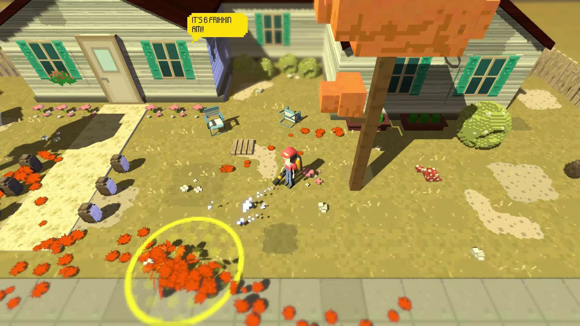 Screenshot for Leaf Blower Man: This Game Blows!